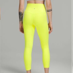 Like New Electric Lemon High-Rise Lululemon Align Leggings - 25” EUC